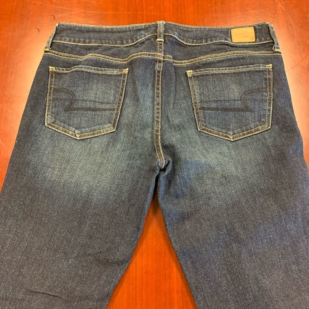 AEO Straight Stretch Jeans sz 12L EUC